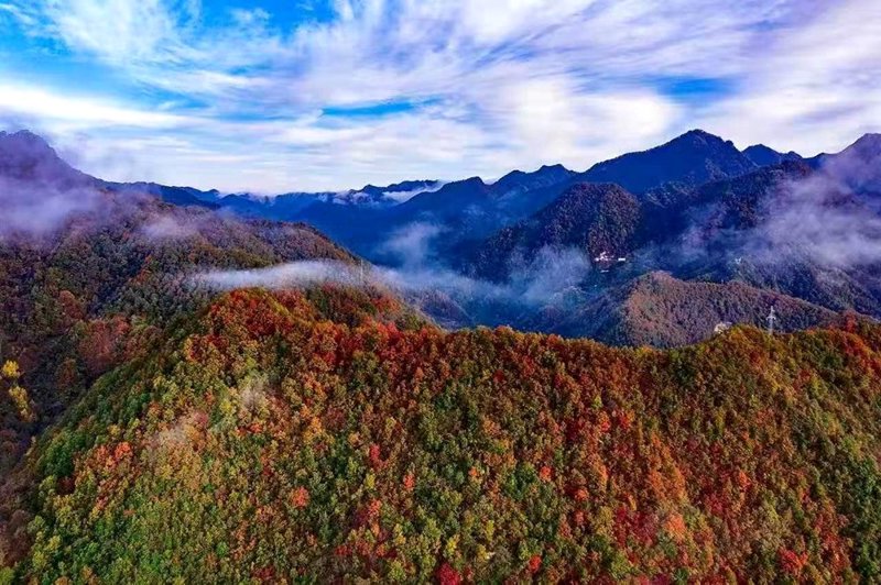 秦岭山脉走向地图全图:高冠瀑布徒步者的地形图速查清单